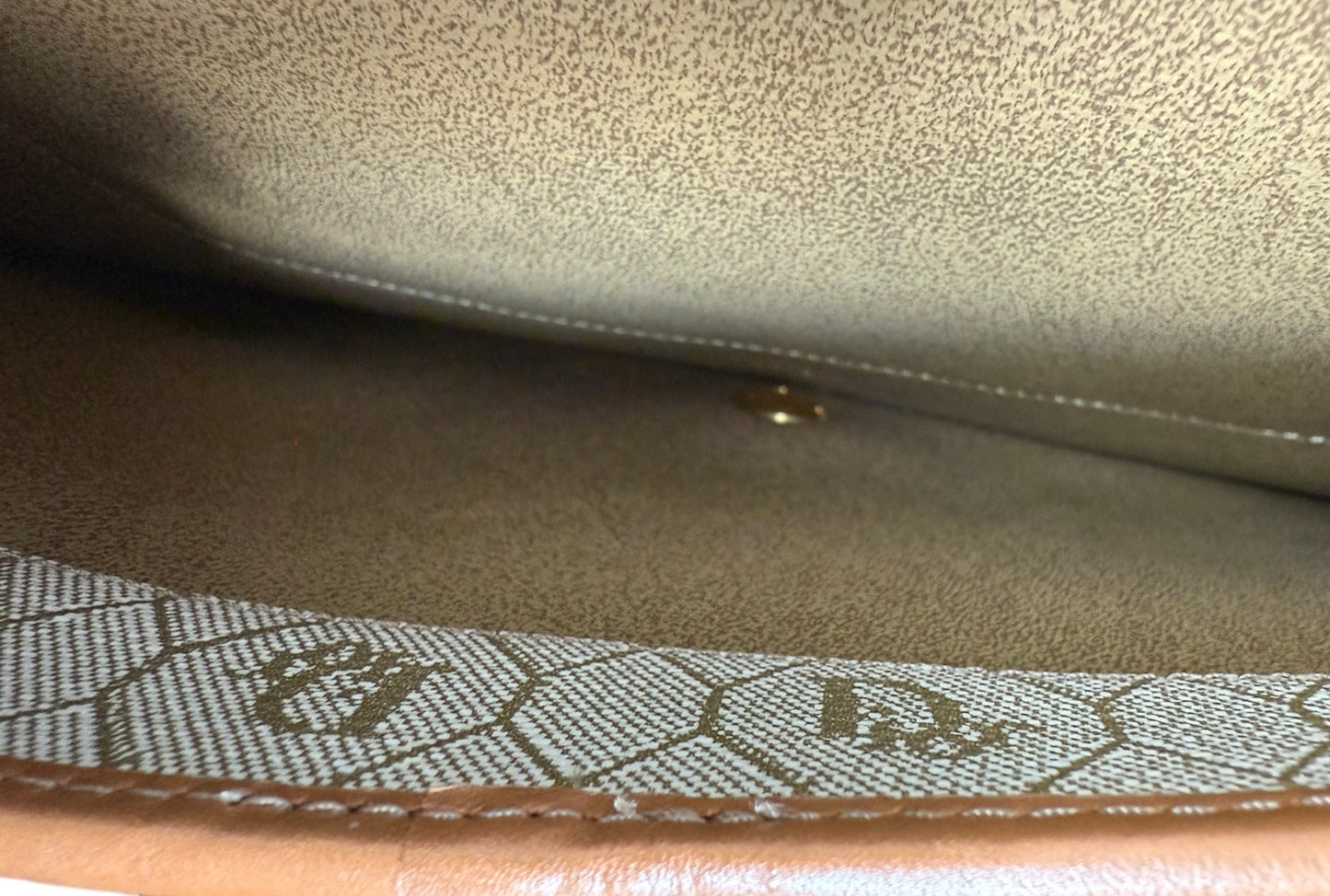 Christian Dior Honeycomb PVC Chain Shoulder Bag