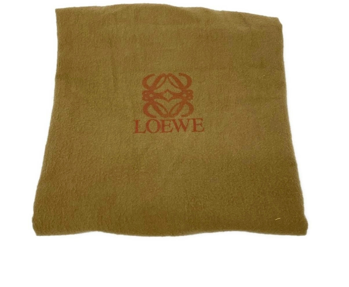 Loewe Black Leather Messenger Bag
