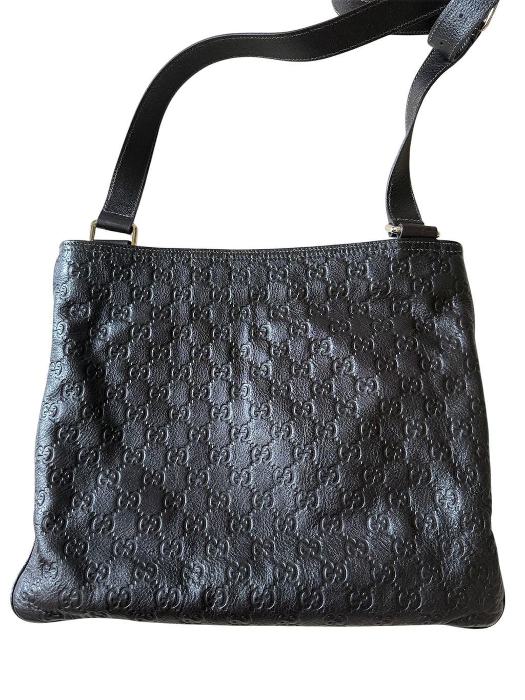 Gucci Brown Leather Crossbody Bag
