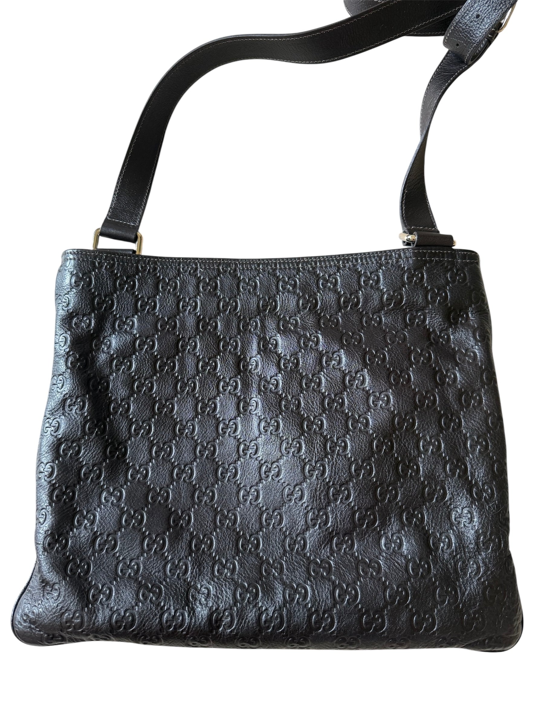 Gucci Brown Leather Crossbody Bag