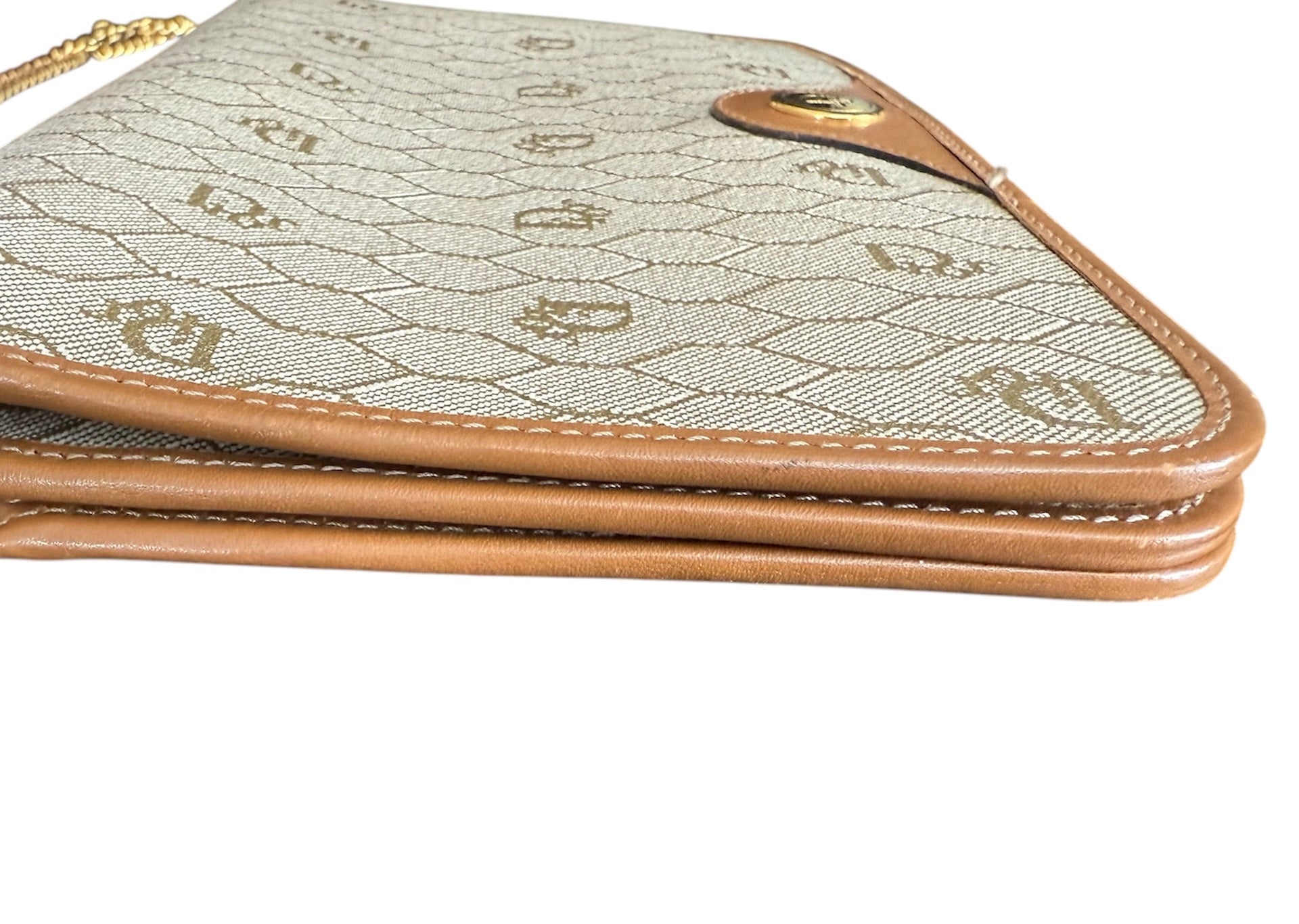 Christian Dior Honeycomb PVC Chain Shoulder Bag