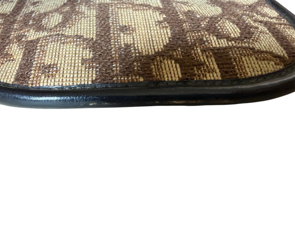 Christian Dior Oblique Canvas Coin Pouch Trotter (turned into mini crossbody)