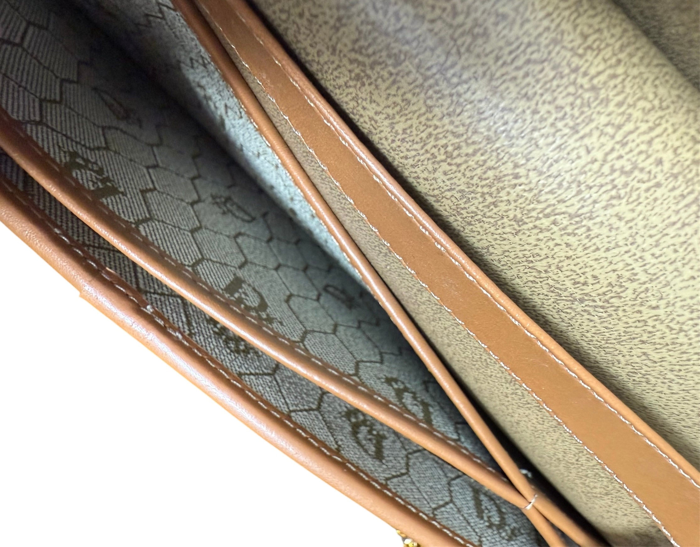 Christian Dior Honeycomb PVC Chain Shoulder Bag