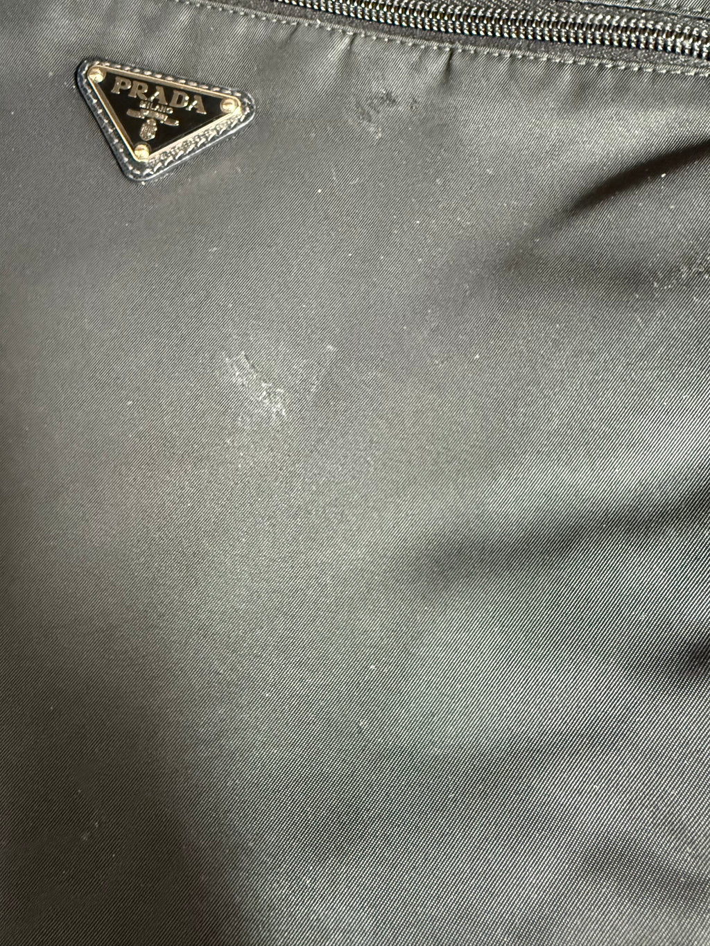 Prada Tessuto Nylon Crossbody Bag Black