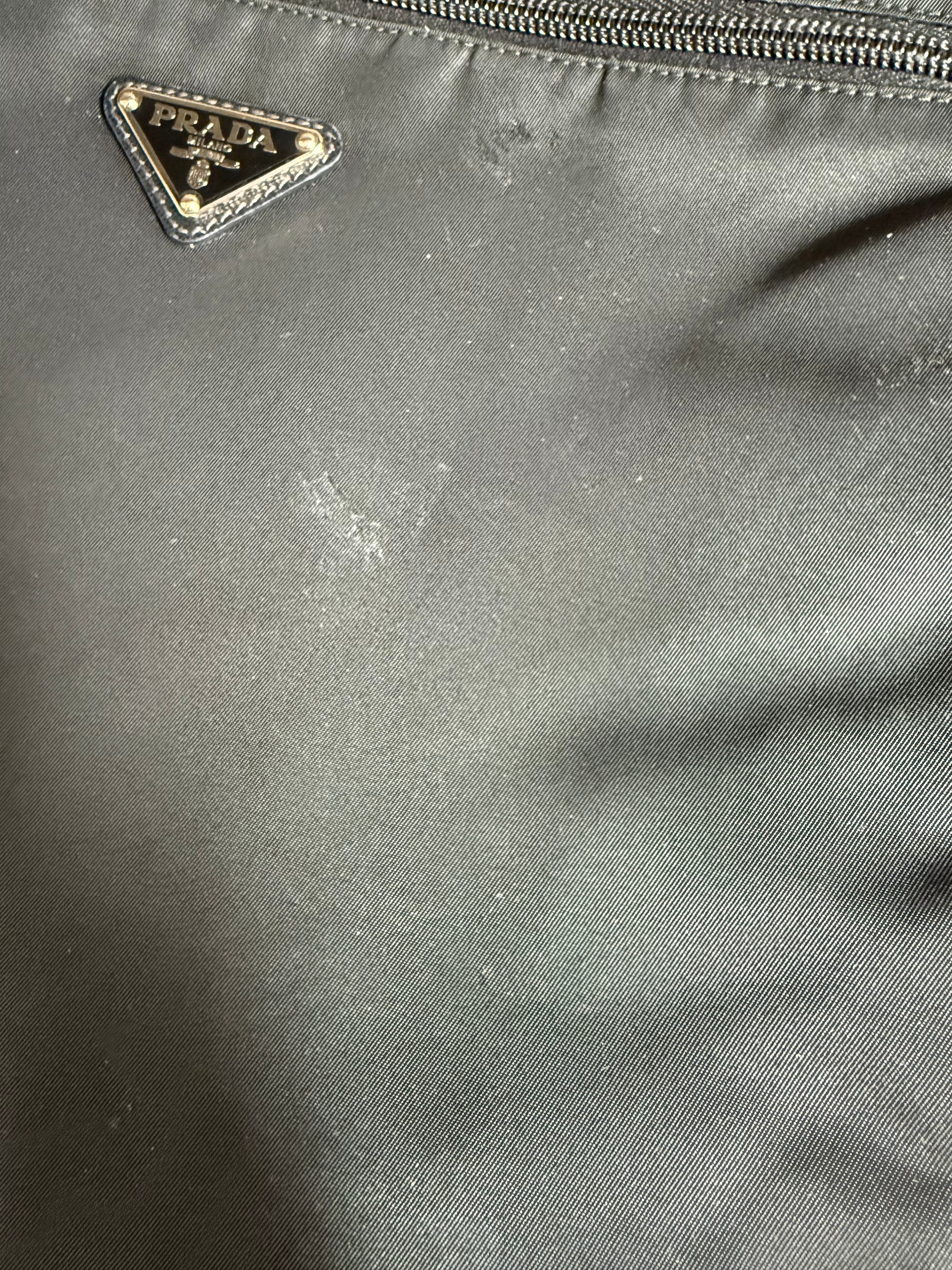 Prada Tessuto Nylon Crossbody Bag Black