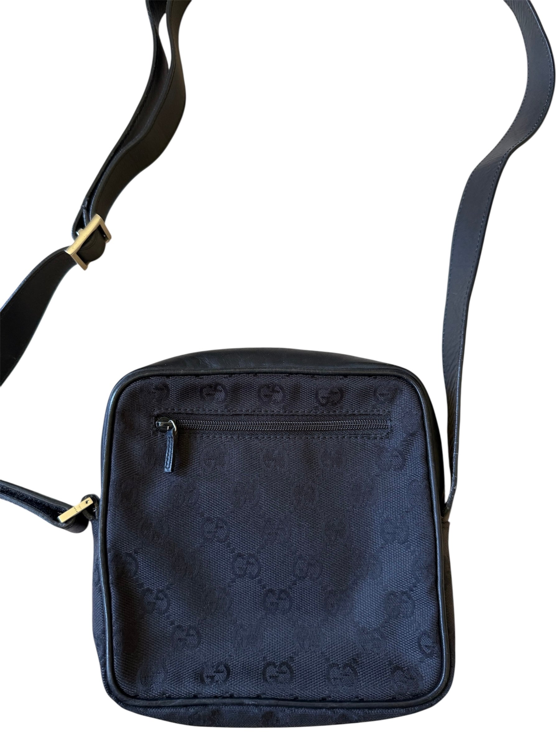 Gucci Canvas Black Messenger Bag