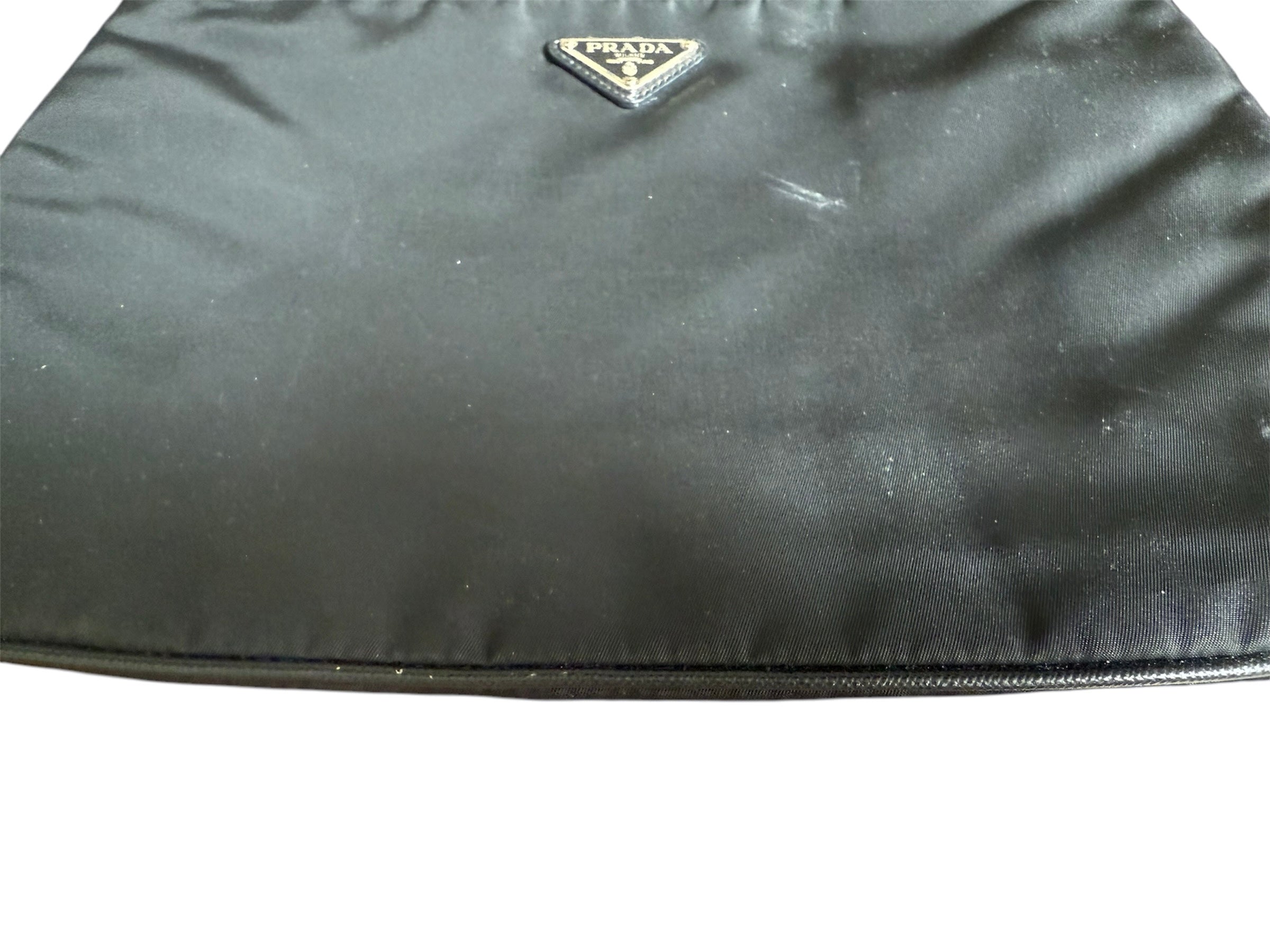 Prada Tessuto Nylon Crossbody Bag Black