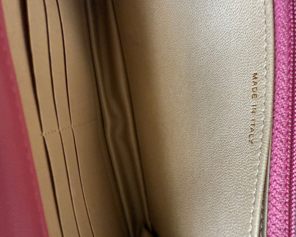 Chanel Camellia Wallet On Chain (WOC) Pink