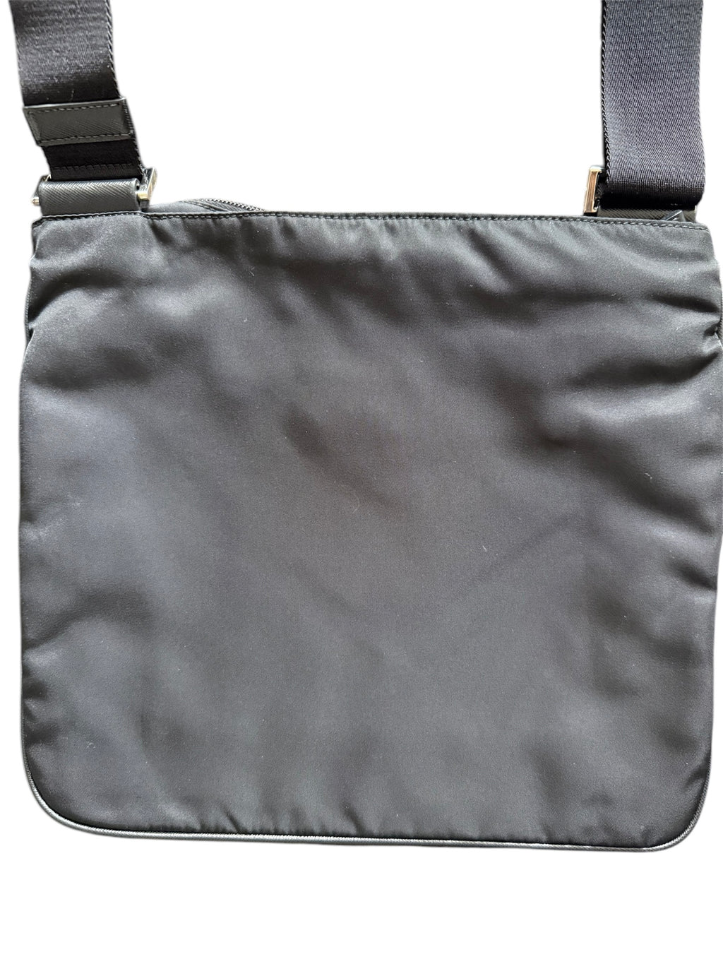 Prada Tessuto Nylon Crossbody Bag Black