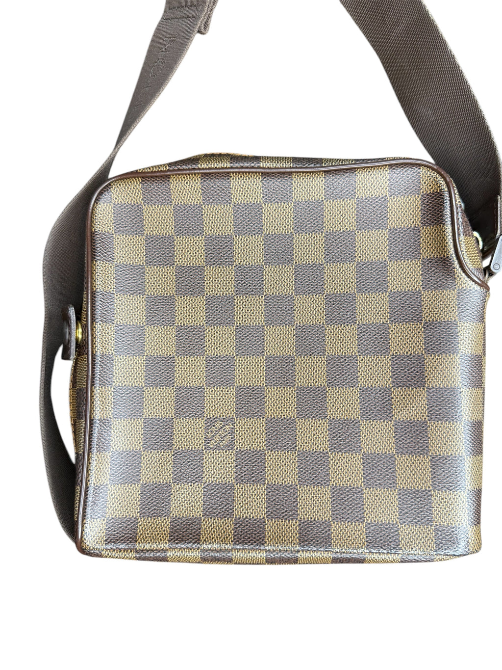 Louis Vuitton Damier Olav PM Crossbody Bag Brown