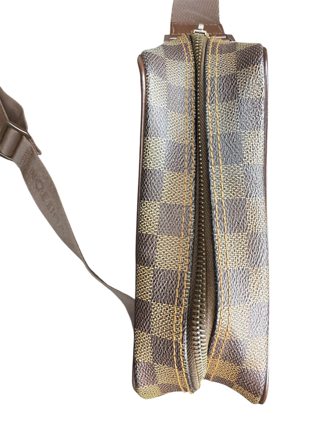 Louis Vuitton Damier Olav PM Crossbody Bag Brown