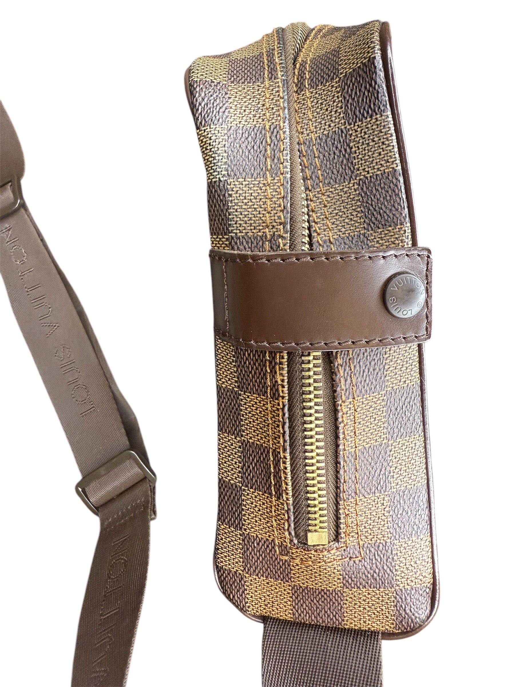 Louis Vuitton Damier Olav PM Crossbody Bag Brown