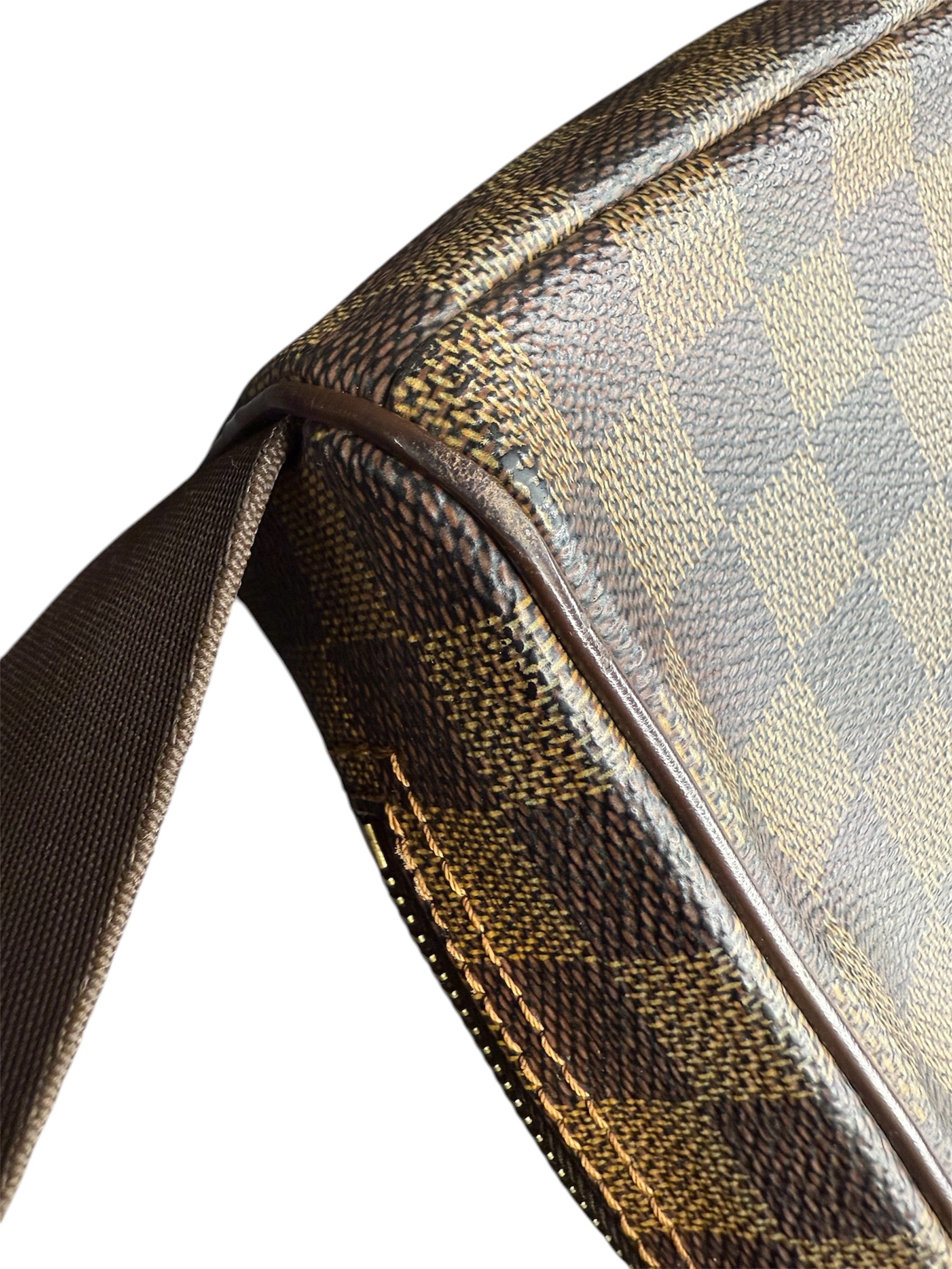 Louis Vuitton Damier Olav PM Crossbody Bag Brown