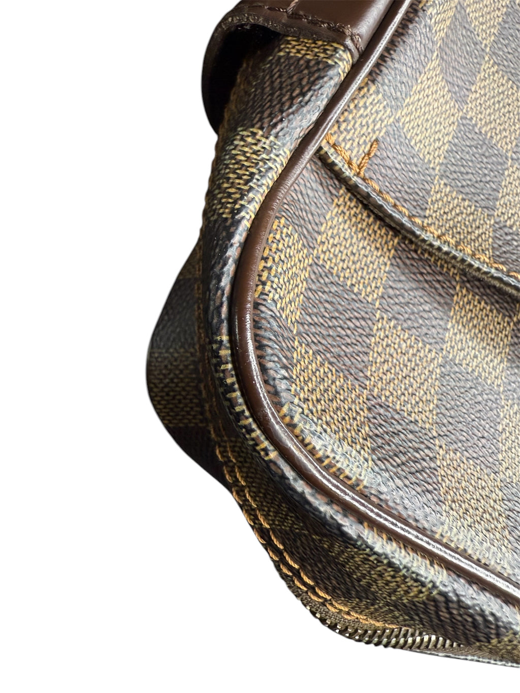 Louis Vuitton Damier Olav PM Crossbody Bag Brown