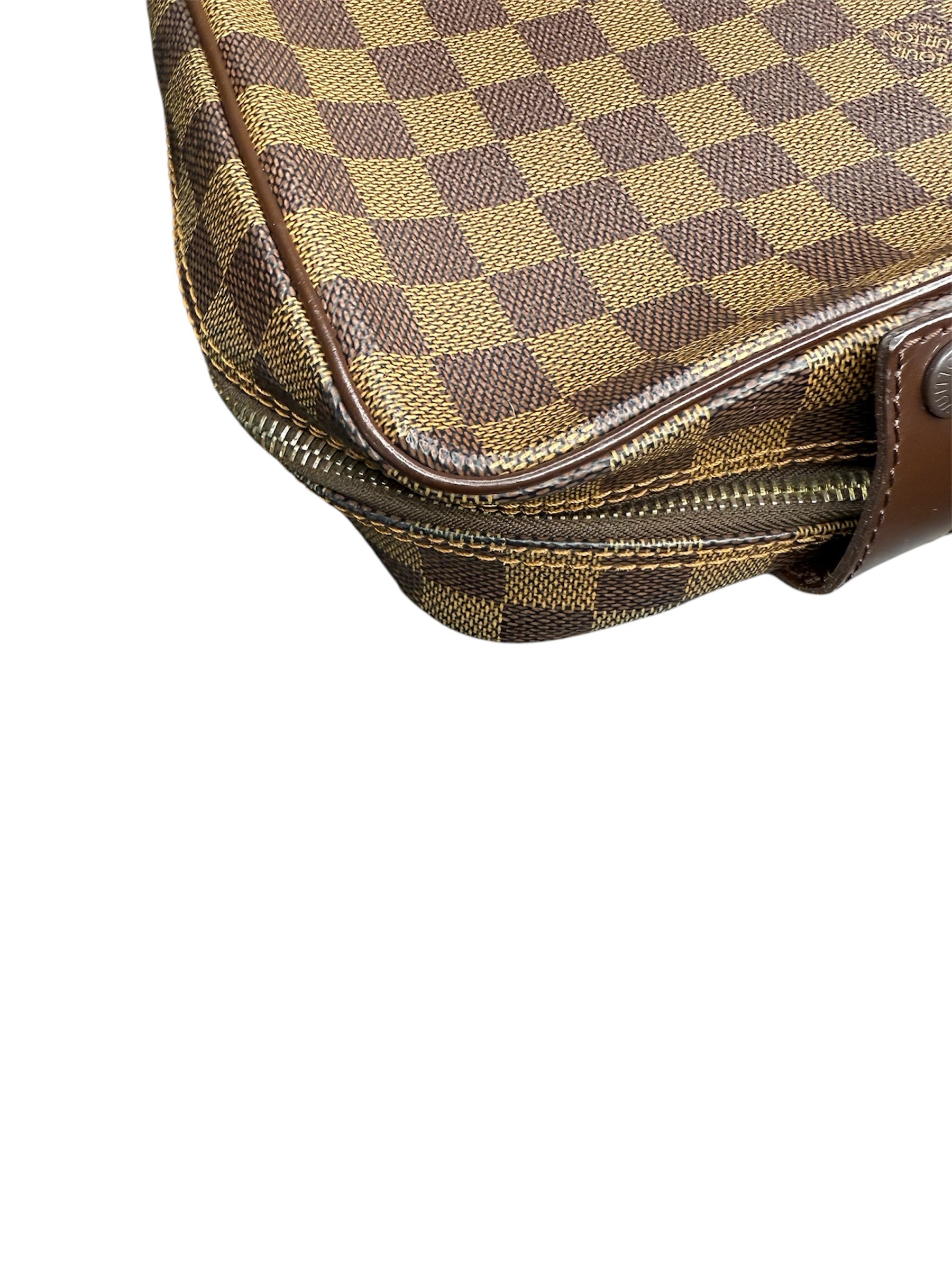 Louis Vuitton Damier Olav PM Crossbody Bag Brown