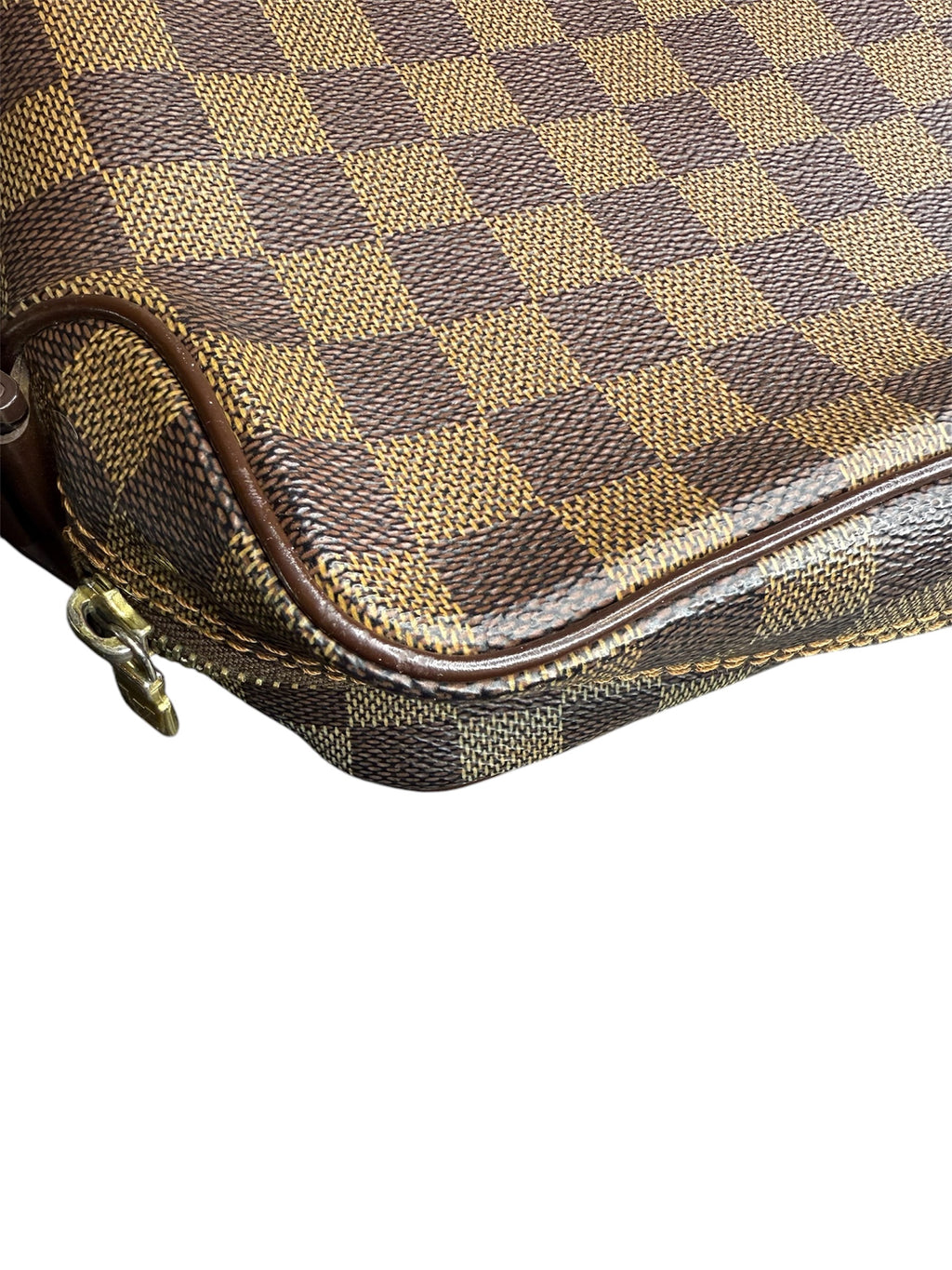 Louis Vuitton Damier Olav PM Crossbody Bag Brown