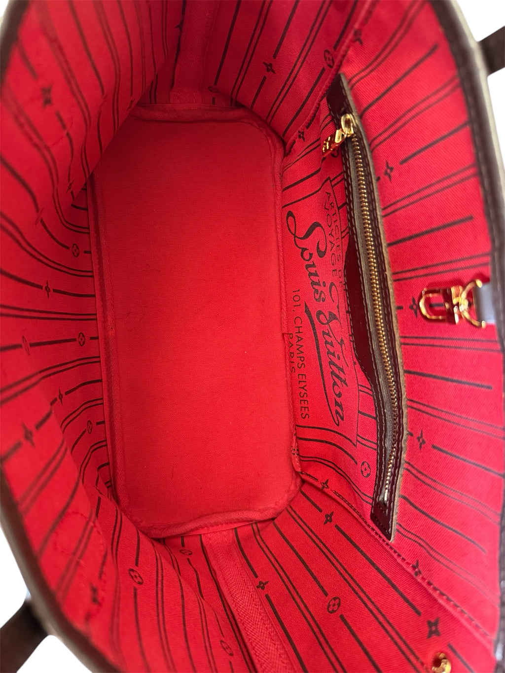 Louis Vuitton Damier Neverfull PM Brown