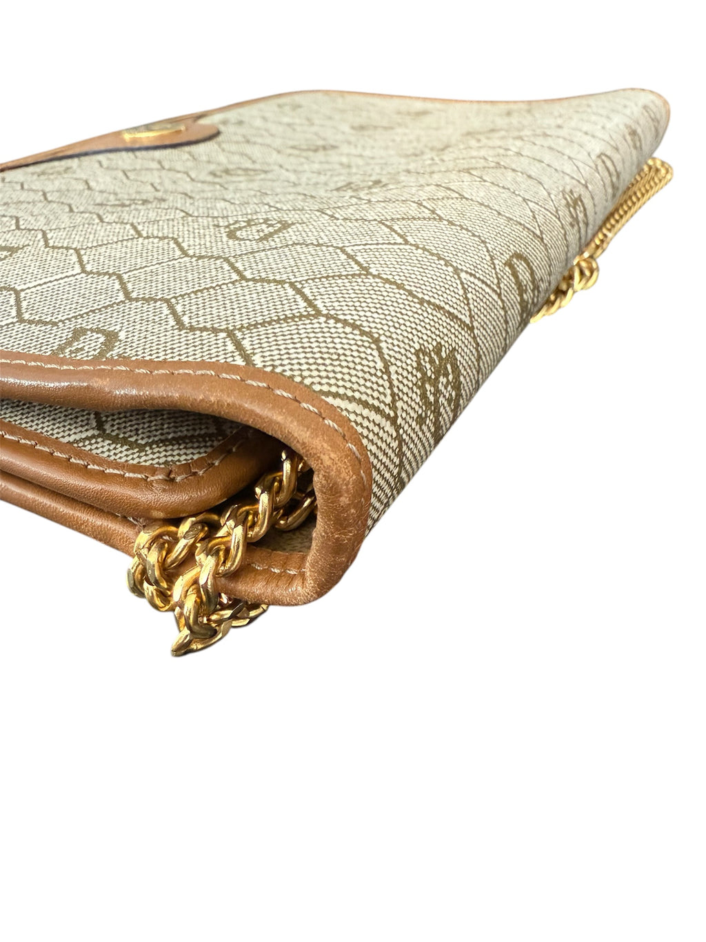 Christian Dior Honeycomb PVC Chain Shoulder Bag