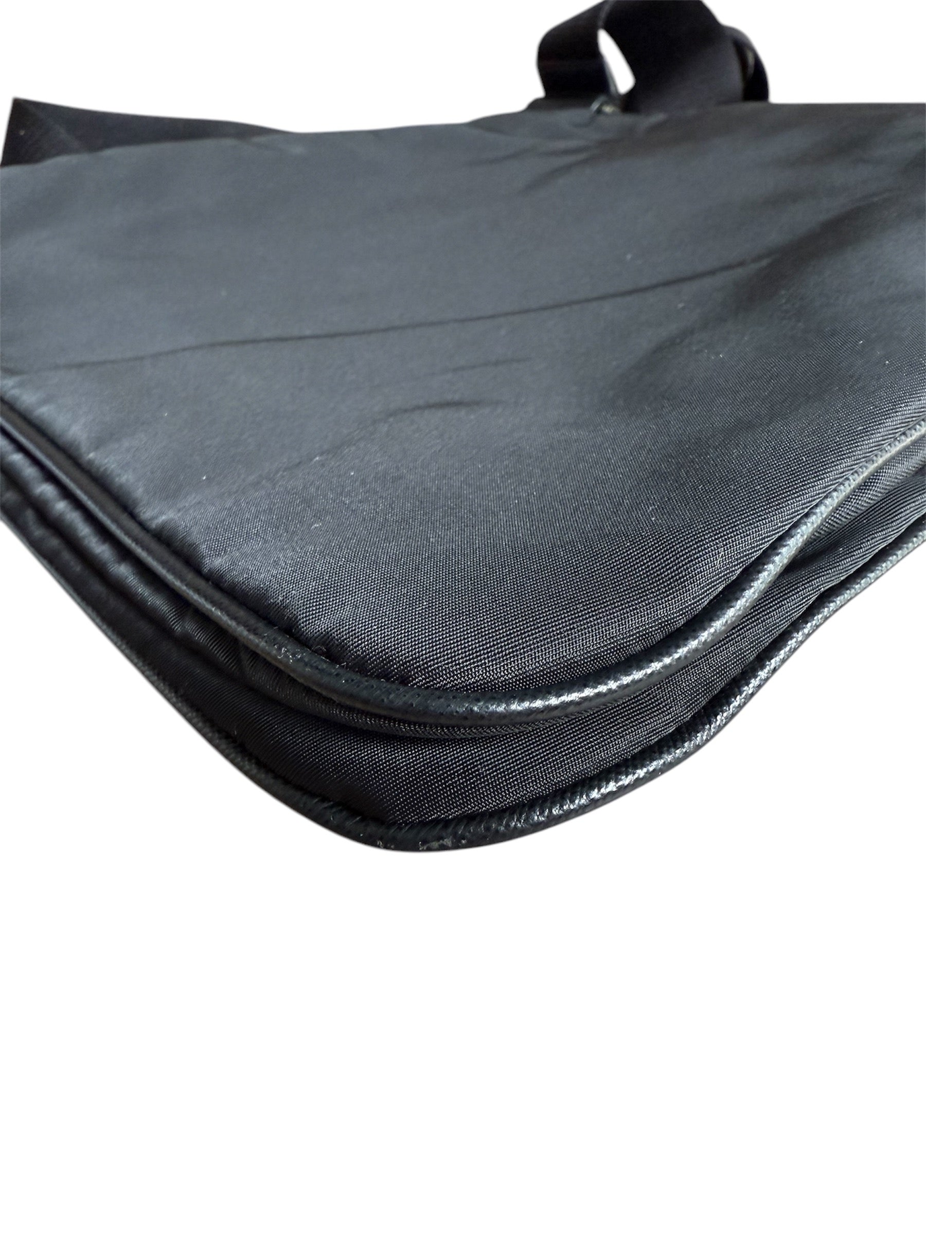 Prada Tessuto Nylon Crossbody Bag Black