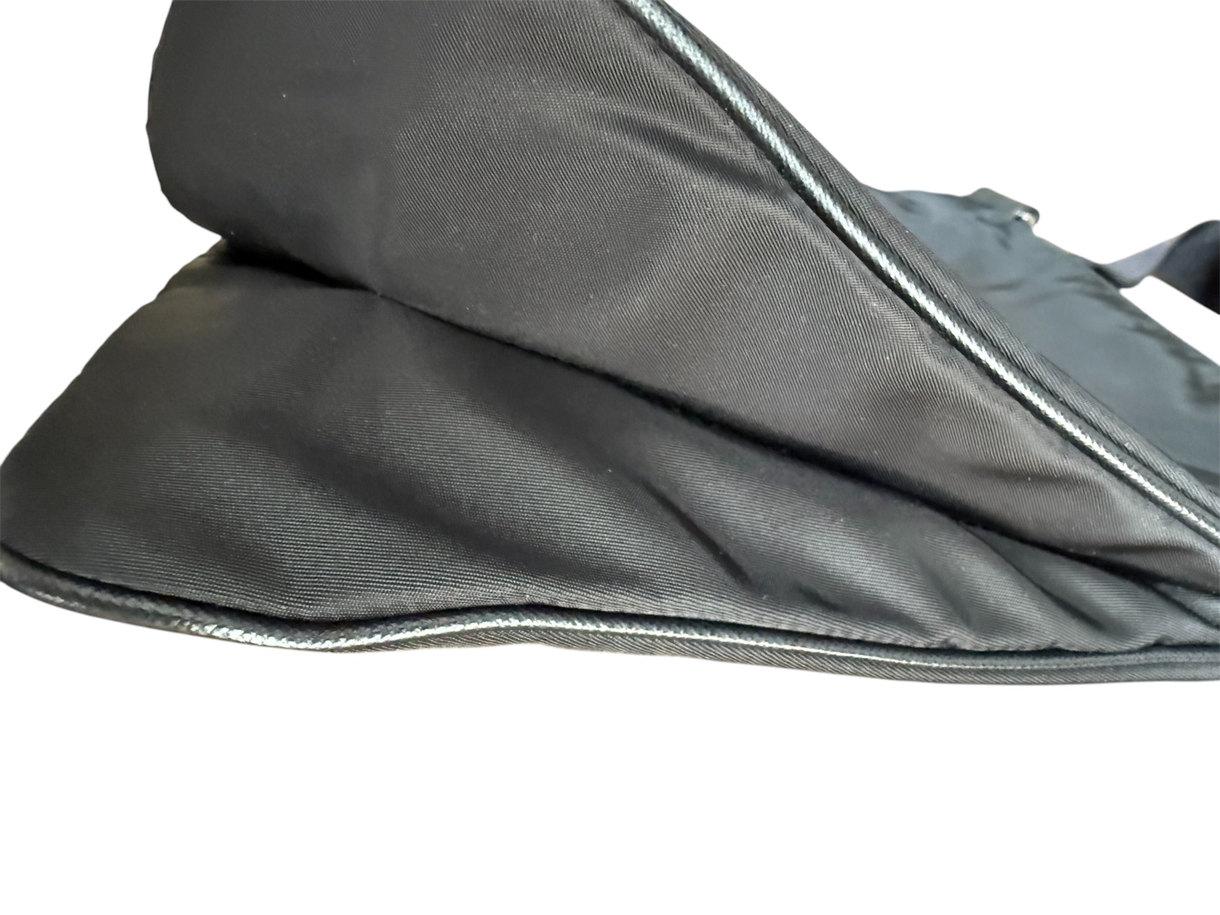 Prada Tessuto Nylon Crossbody Bag Black