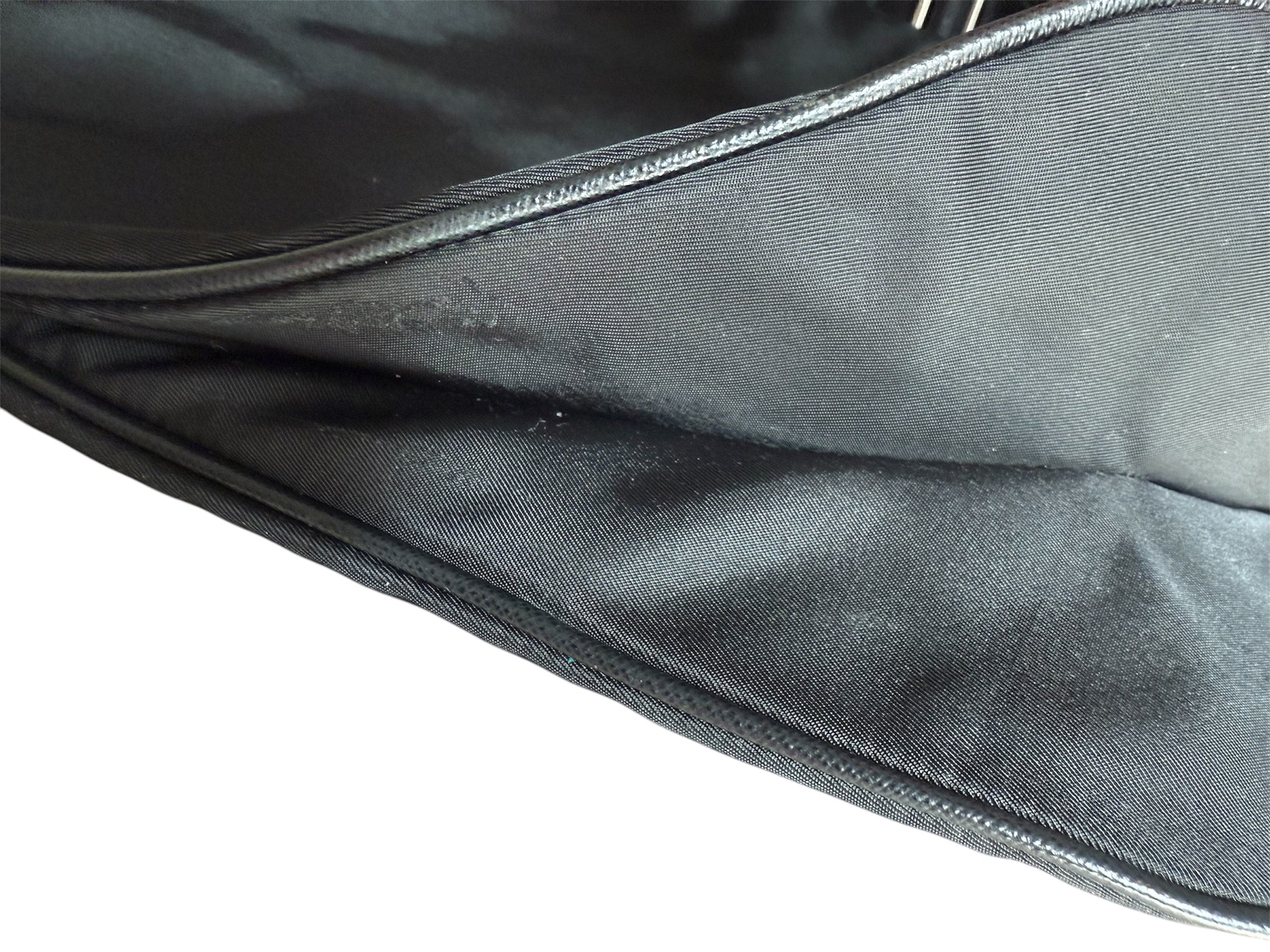 Prada Tessuto Nylon Crossbody Bag Black