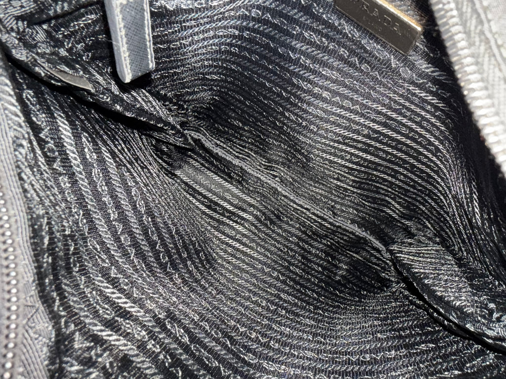 Prada Tessuto Nylon Crossbody Bag Black