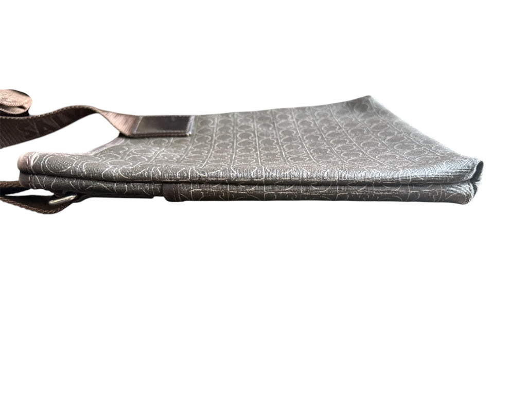 Salvatore Ferragamo PVC Crossbody Bag Brown