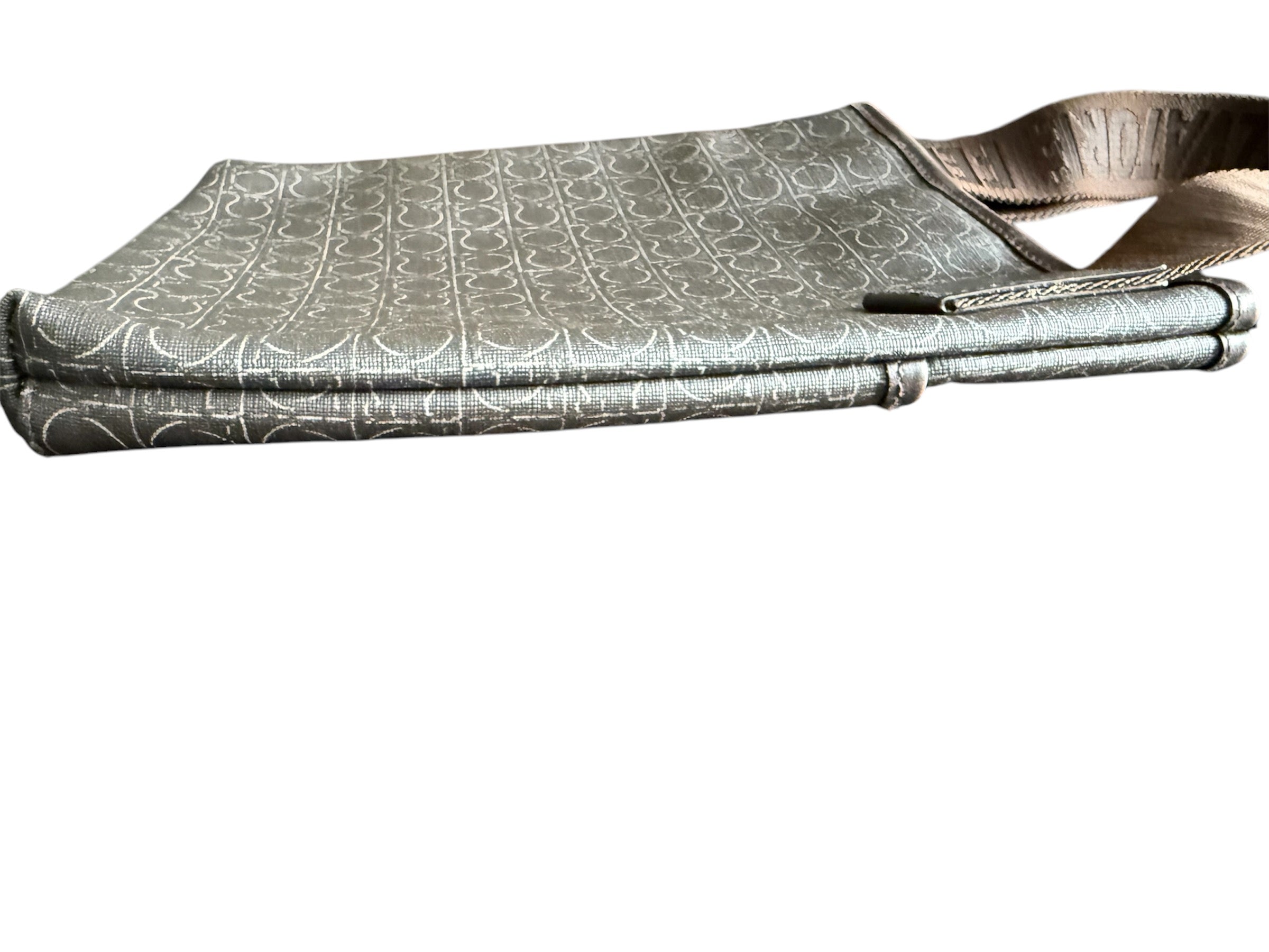 Salvatore Ferragamo PVC Crossbody Bag Brown