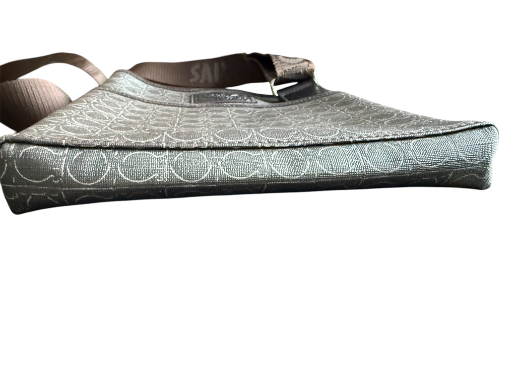 Salvatore Ferragamo PVC Crossbody Bag Brown