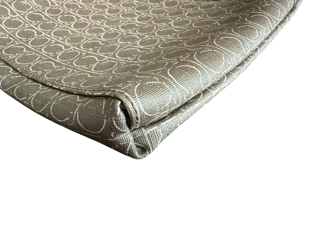 Salvatore Ferragamo PVC Crossbody Bag Brown