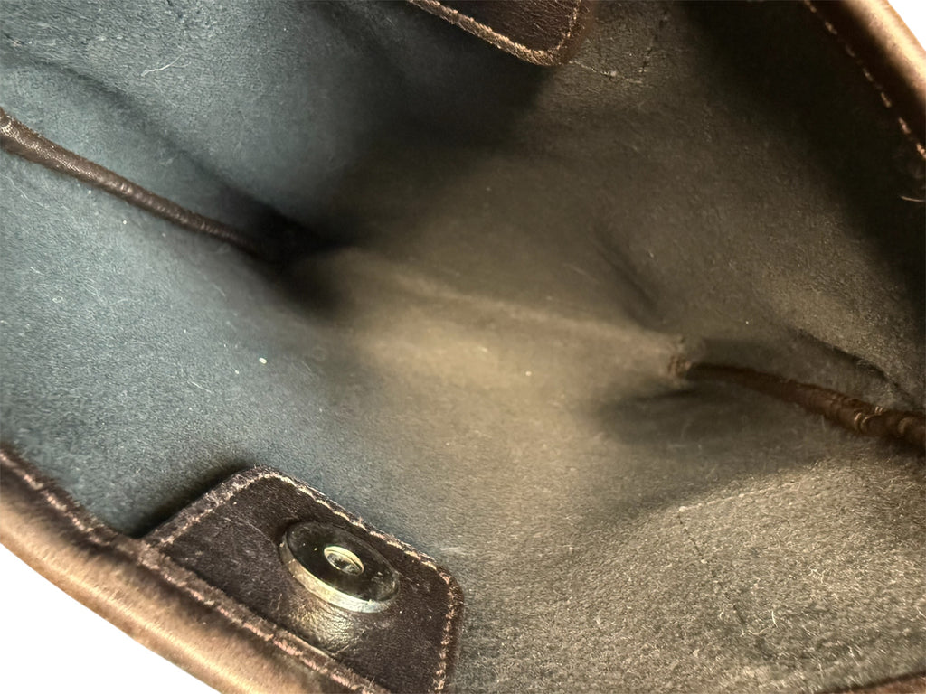 Salvatore Ferragamo PVC Crossbody Bag Brown