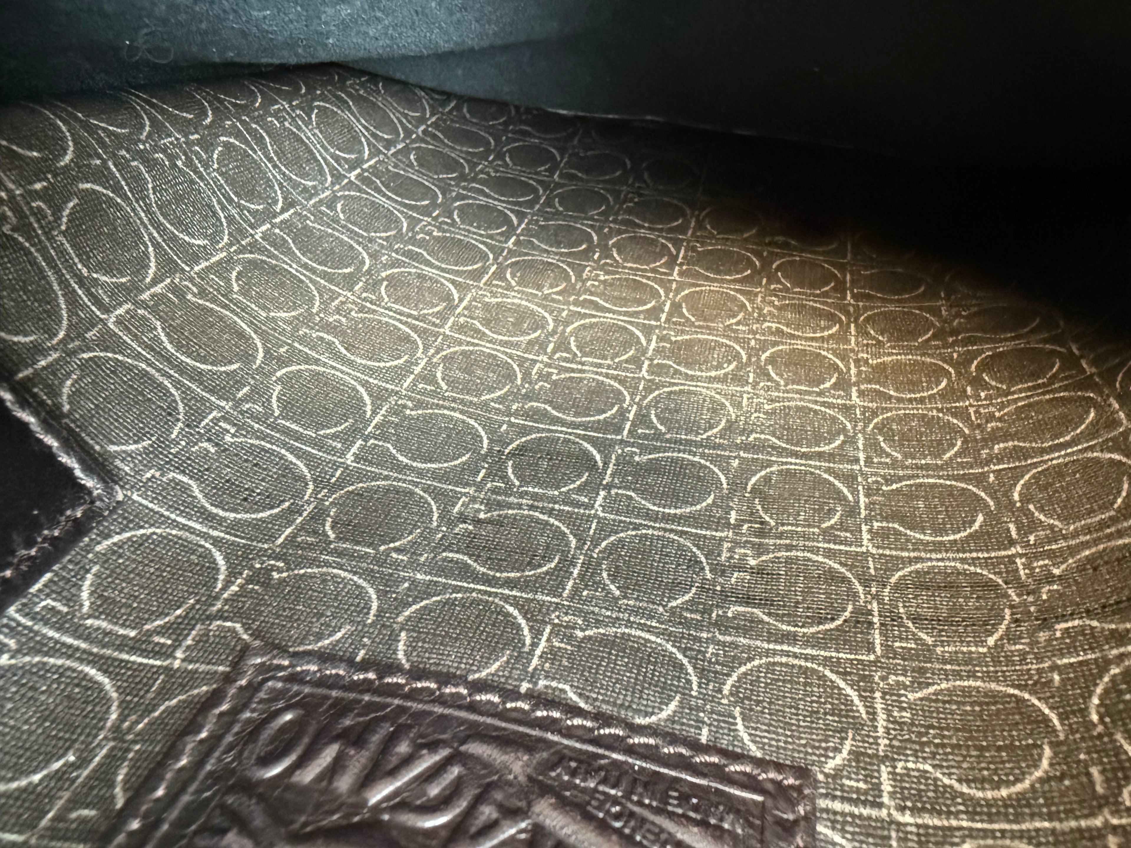 Salvatore Ferragamo PVC Crossbody Bag Brown