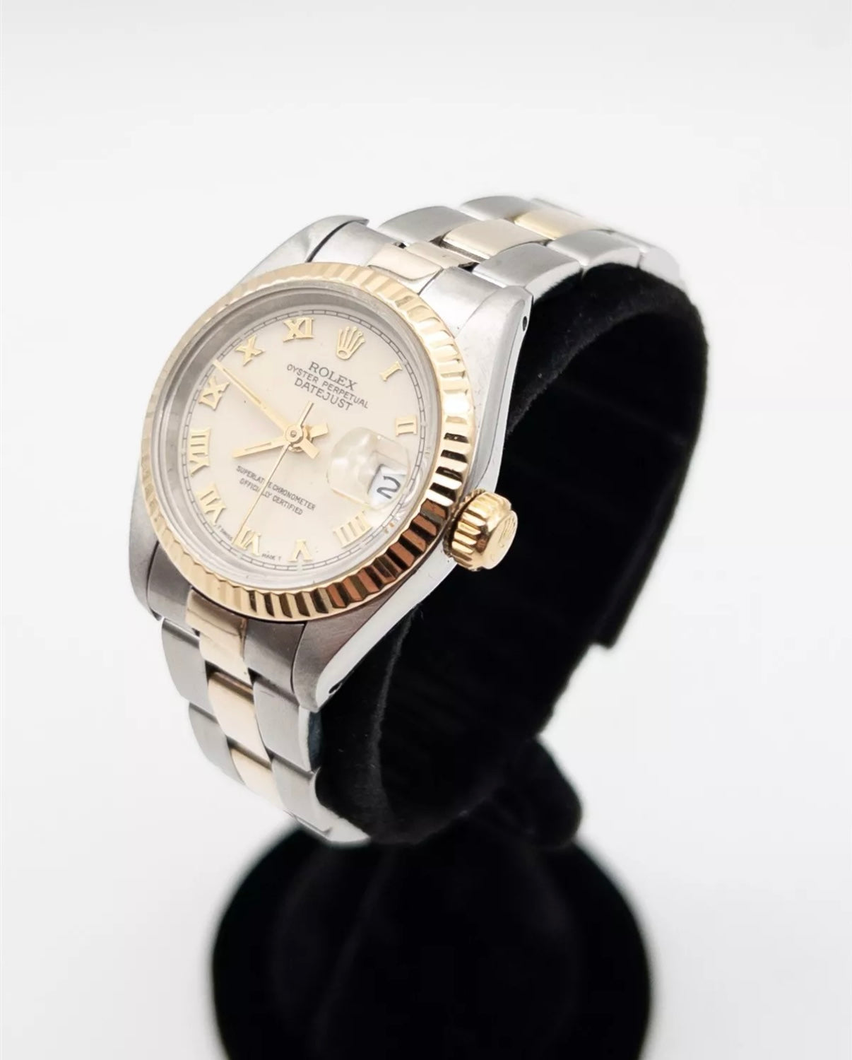 Rolex Datejust 26mm Ladies Stainless Steel and 18k Yellow Gold With Boxes and Papers
