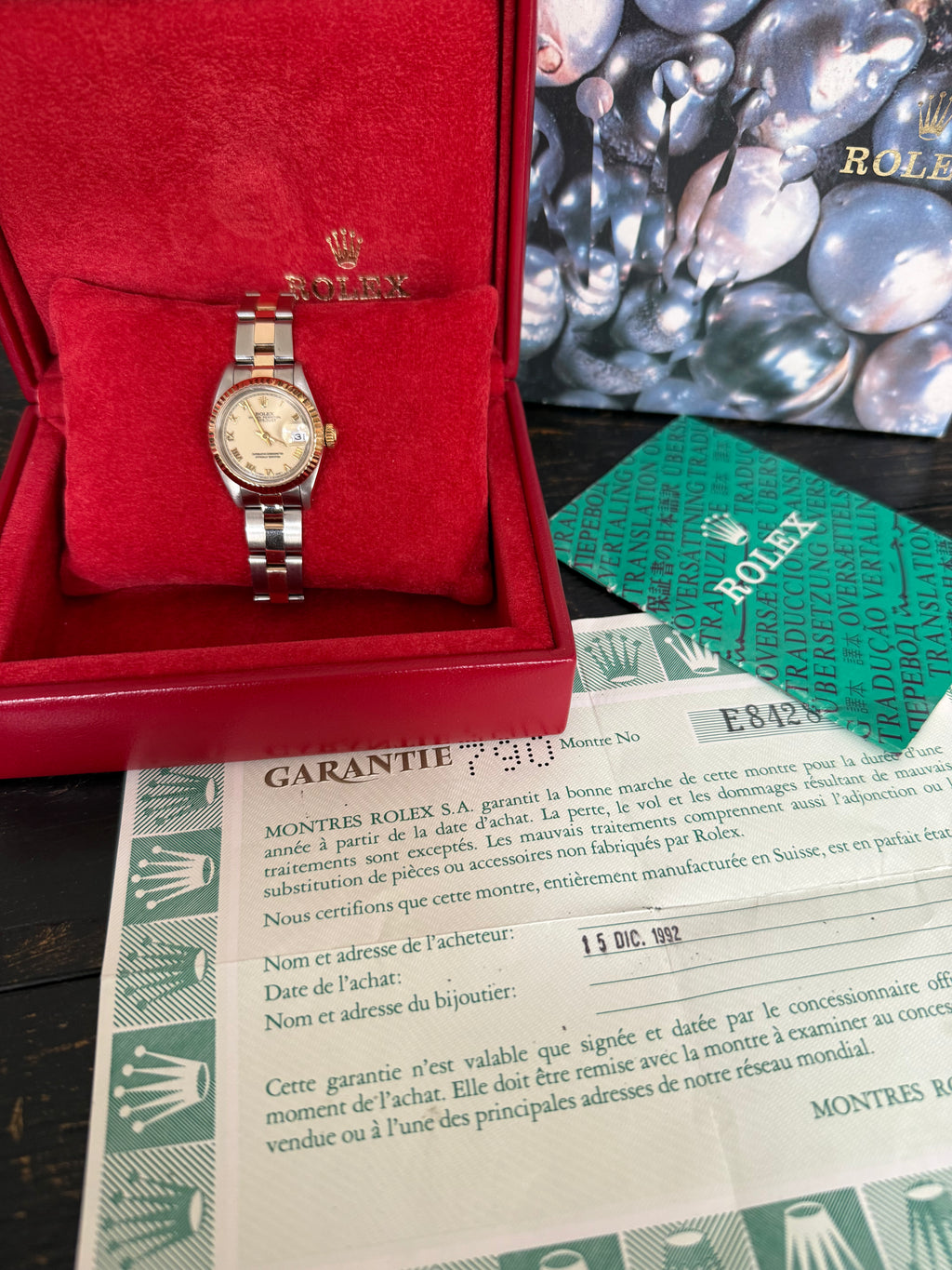 Rolex Datejust 26mm Ladies Stainless Steel and 18k Yellow Gold With Boxes and Papers