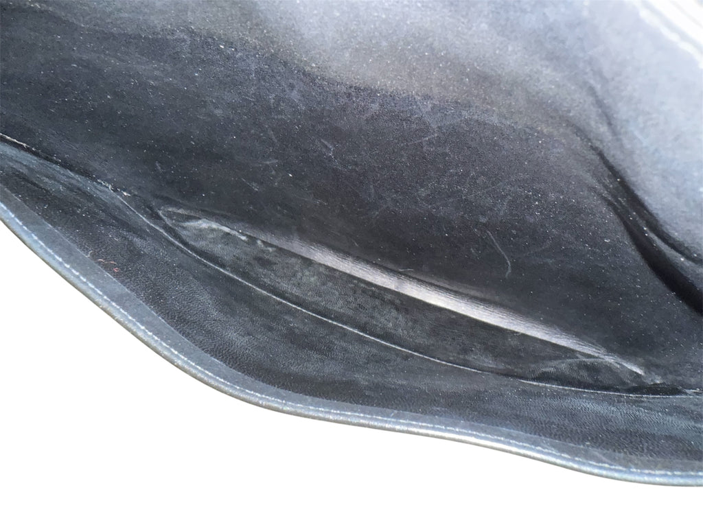 Chanel Vintage Black Lambskin Quilted Tote