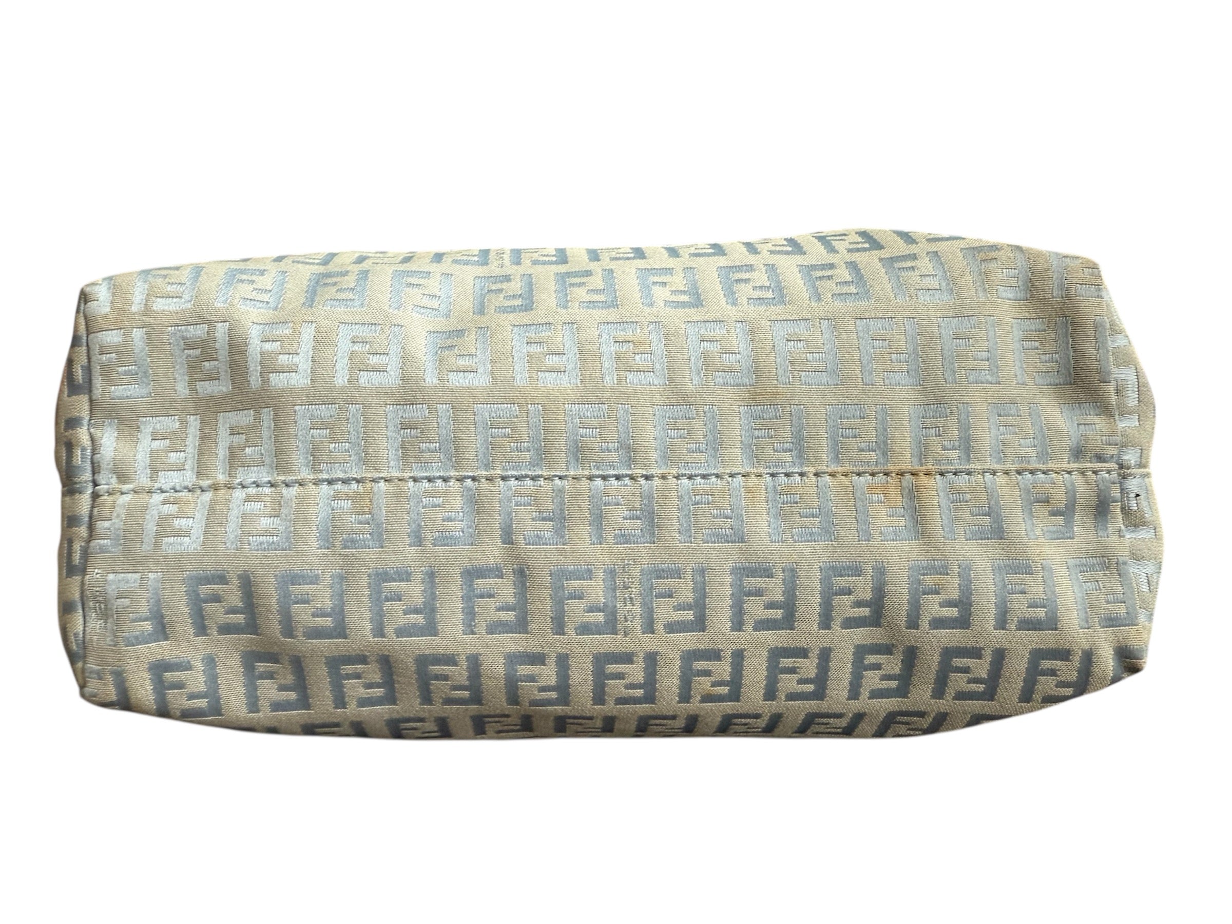 Fendi Blue Zucchino Tote Bag