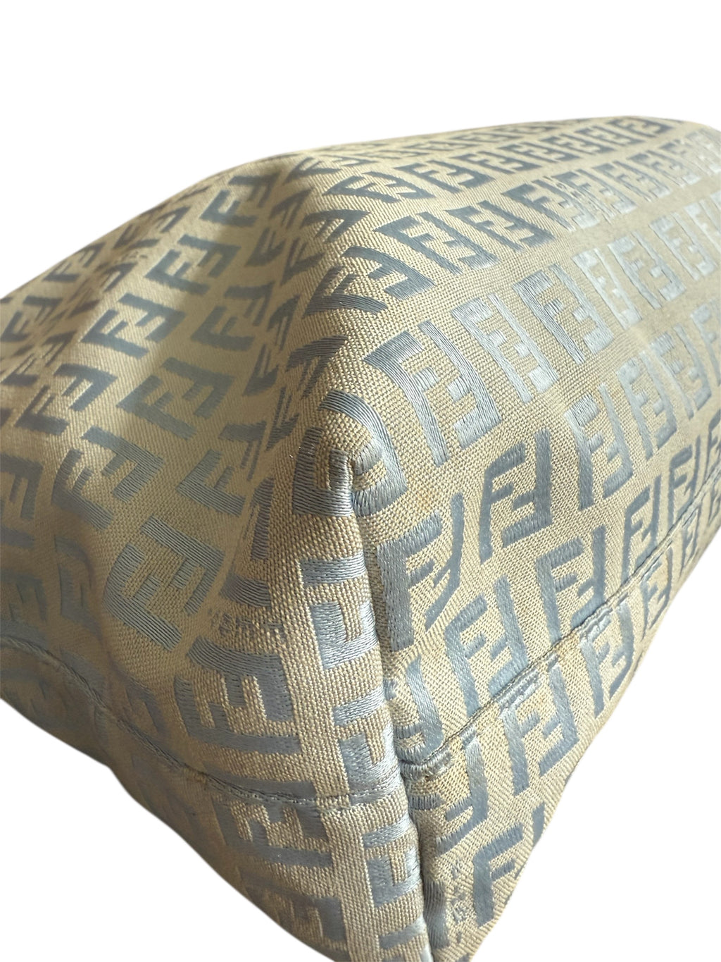 Fendi Blue Zucchino Tote Bag