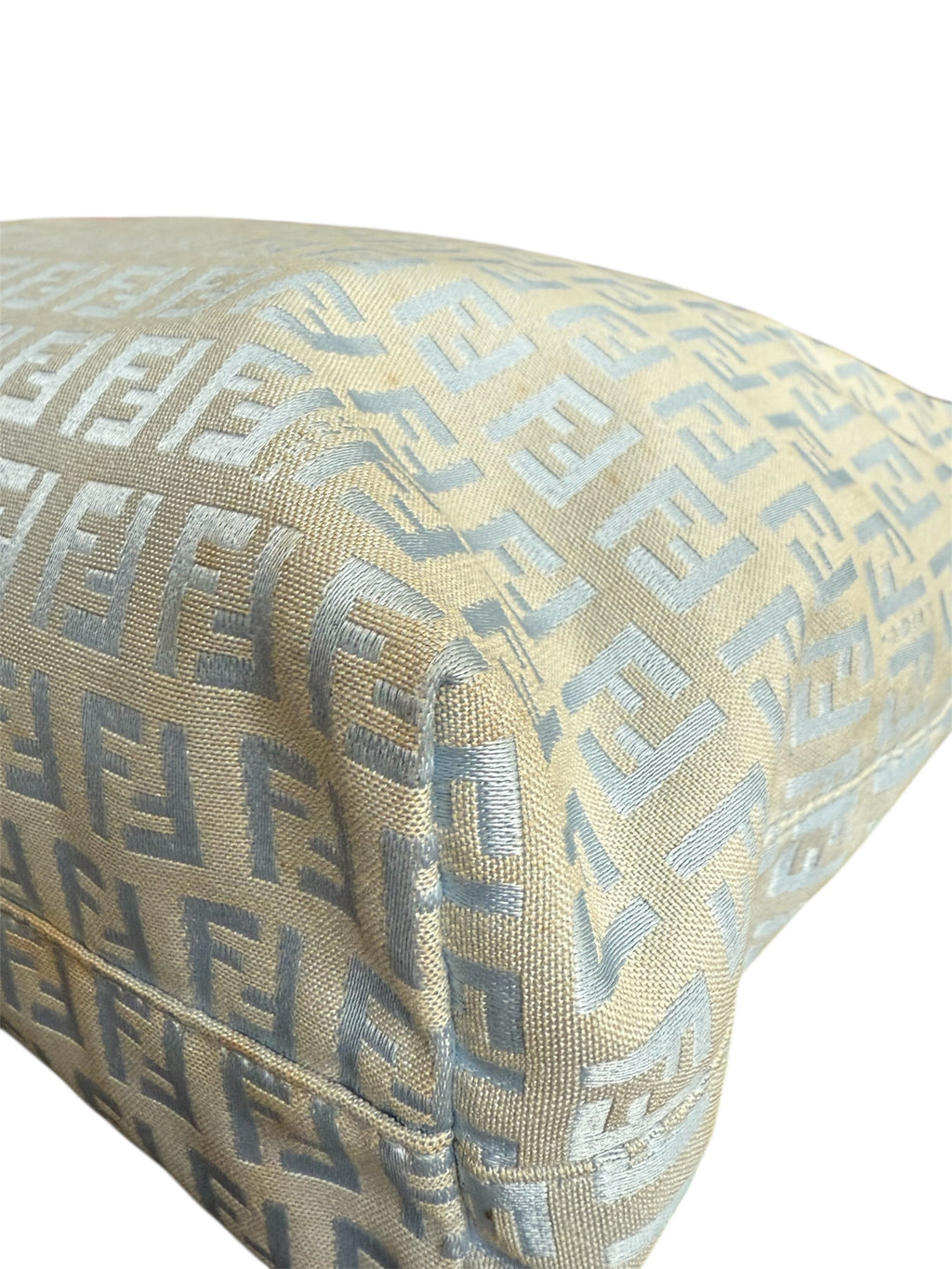 Fendi Blue Zucchino Tote Bag