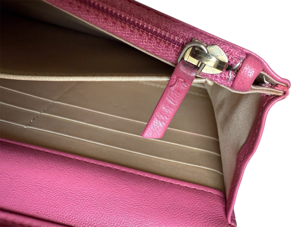 Chanel Camellia Wallet On Chain (WOC) Pink