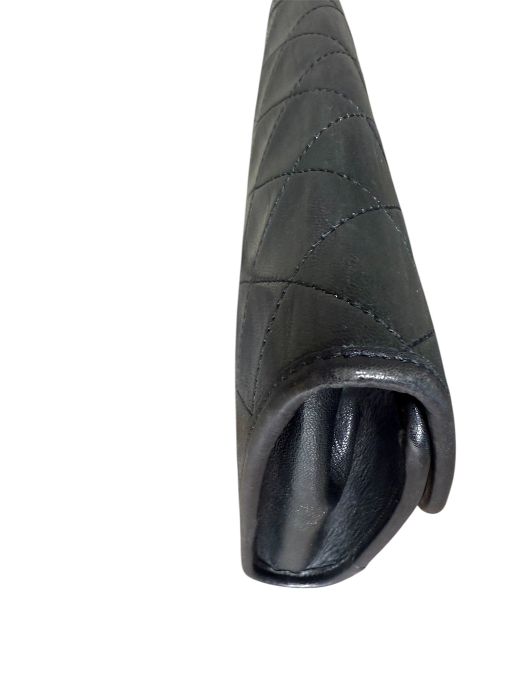 Chanel Vintage CC Mini Pushlock Quilted Lambskin Leather Chain Bag