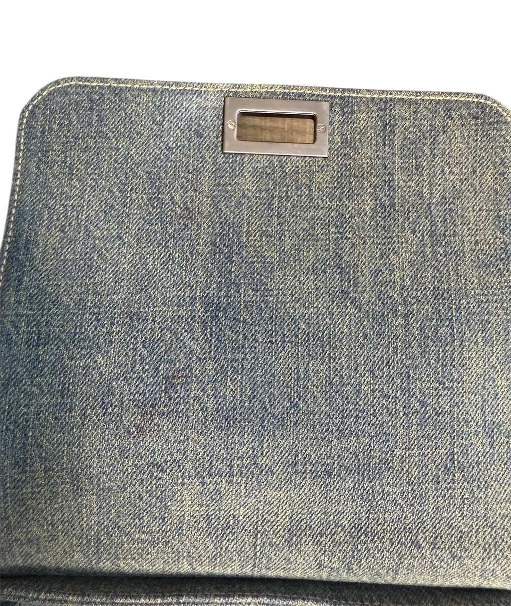 Chanel Chocolate Bar Accordion Denim Bag