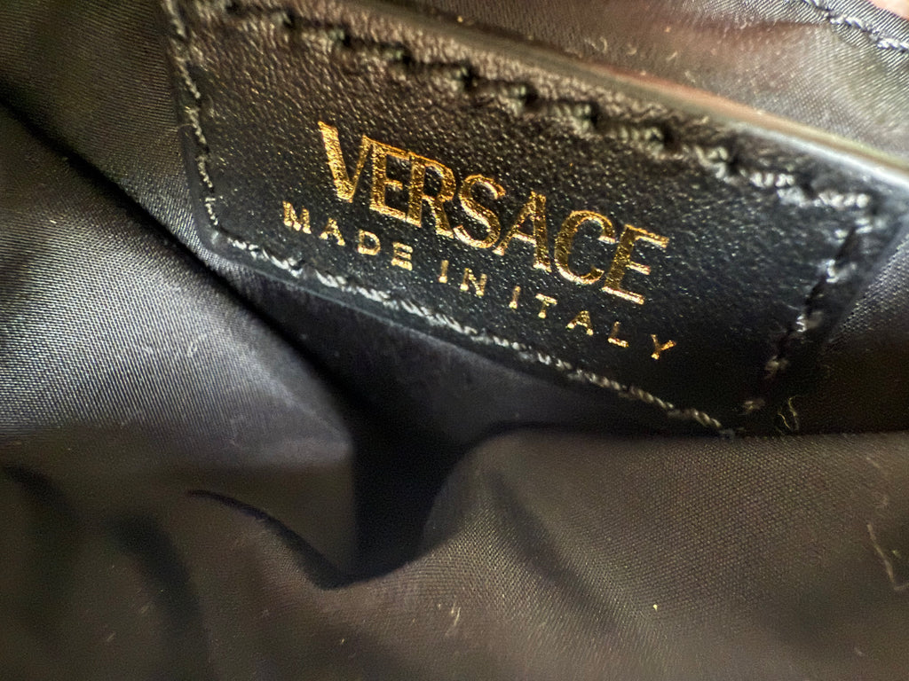 Versace Black Nylon Bag Small (Brand New With Tag)