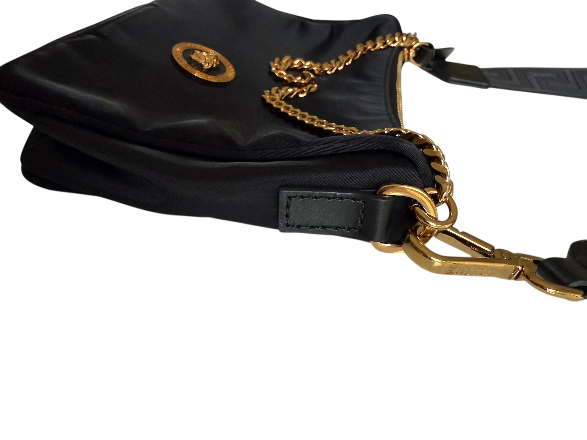 Versace Black Nylon Bag Small (Brand New With Tag)