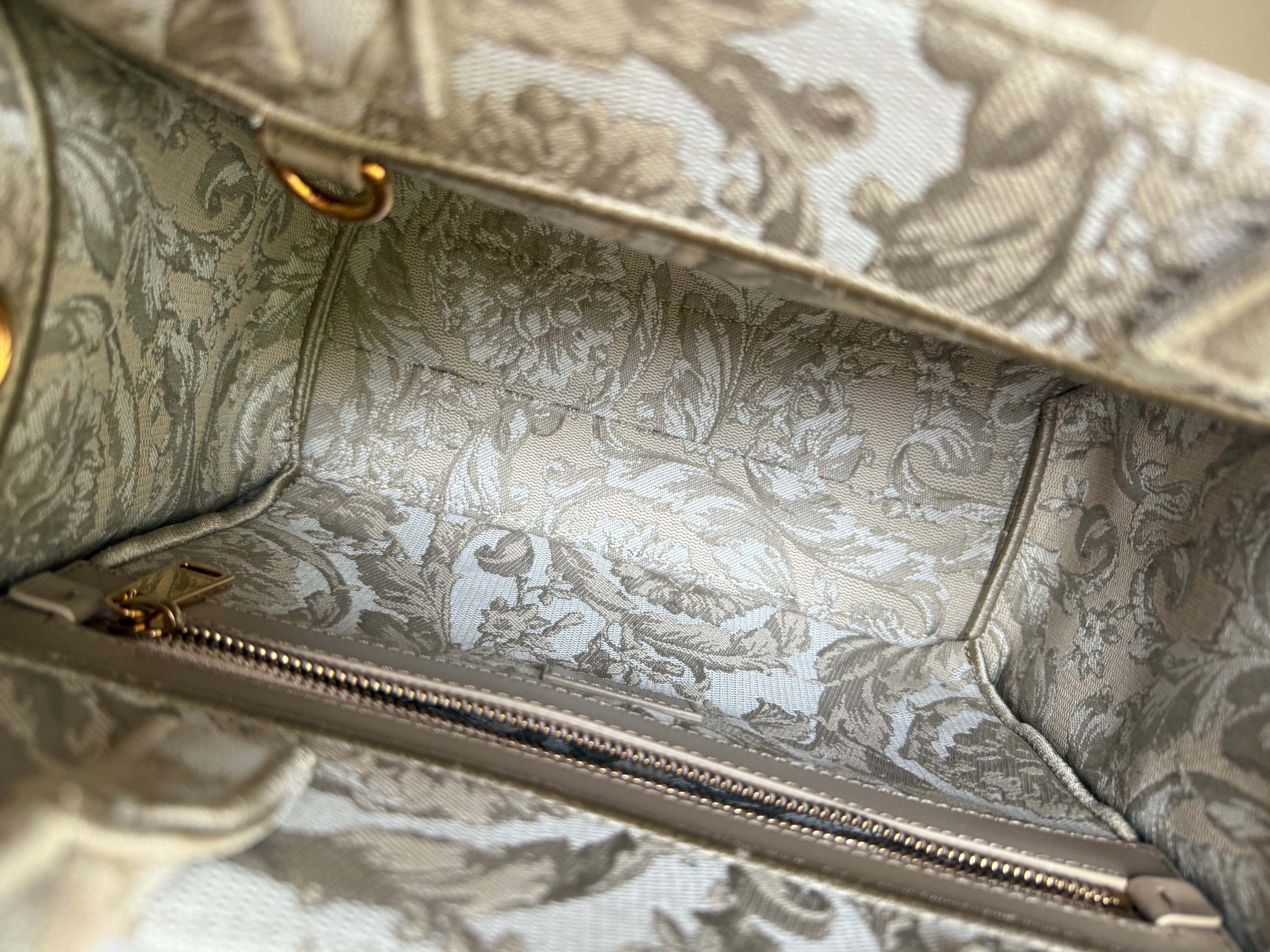 Versace Small Barocco Athena Tote Bag (New Without Tags)