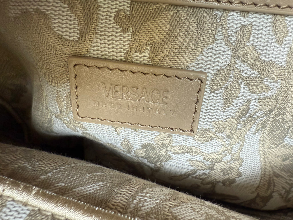 Versace Small Barocco Athena Tote Bag (New Without Tags)
