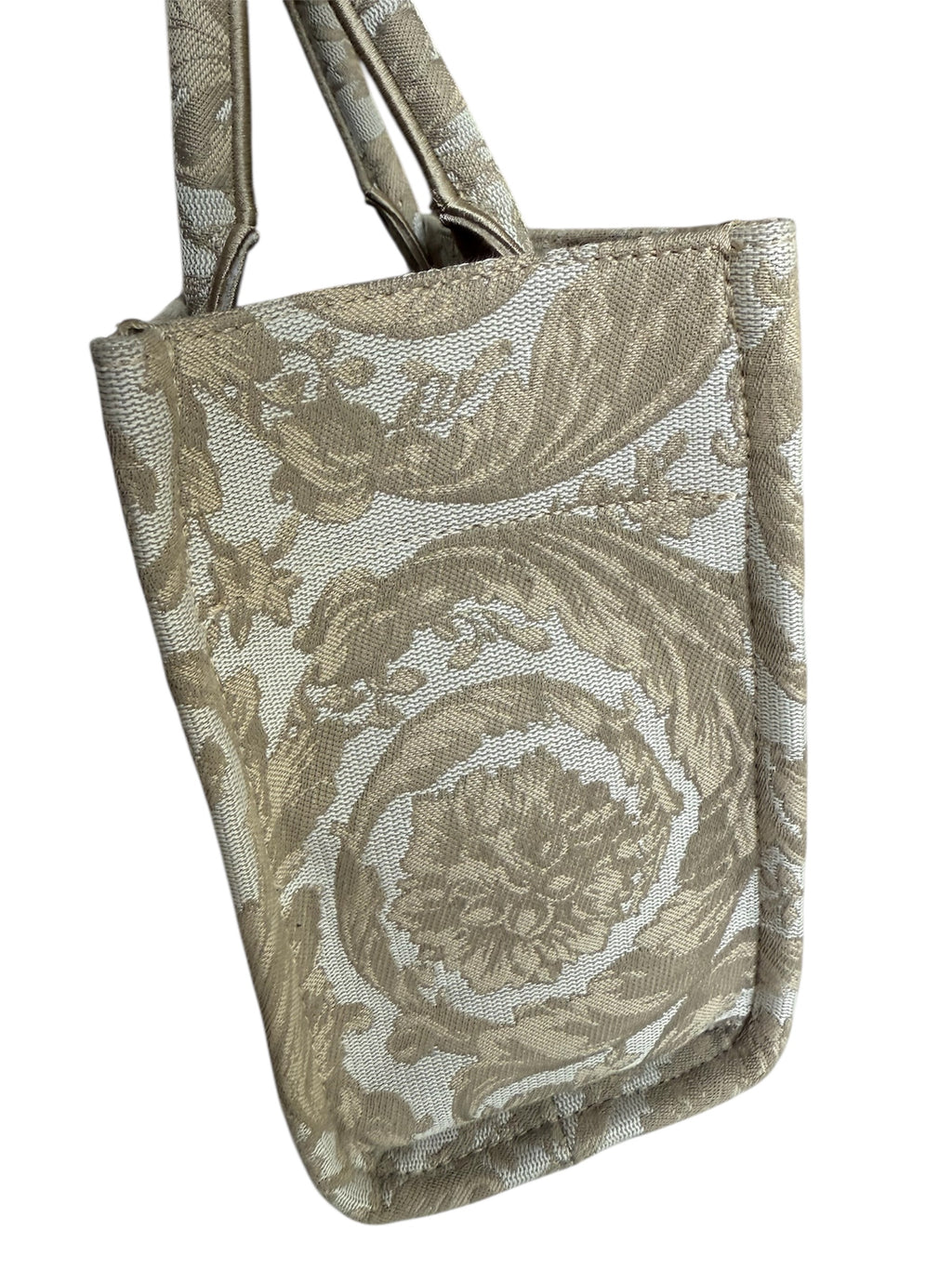 Versace Small Barocco Athena Tote Bag (New Without Tags)