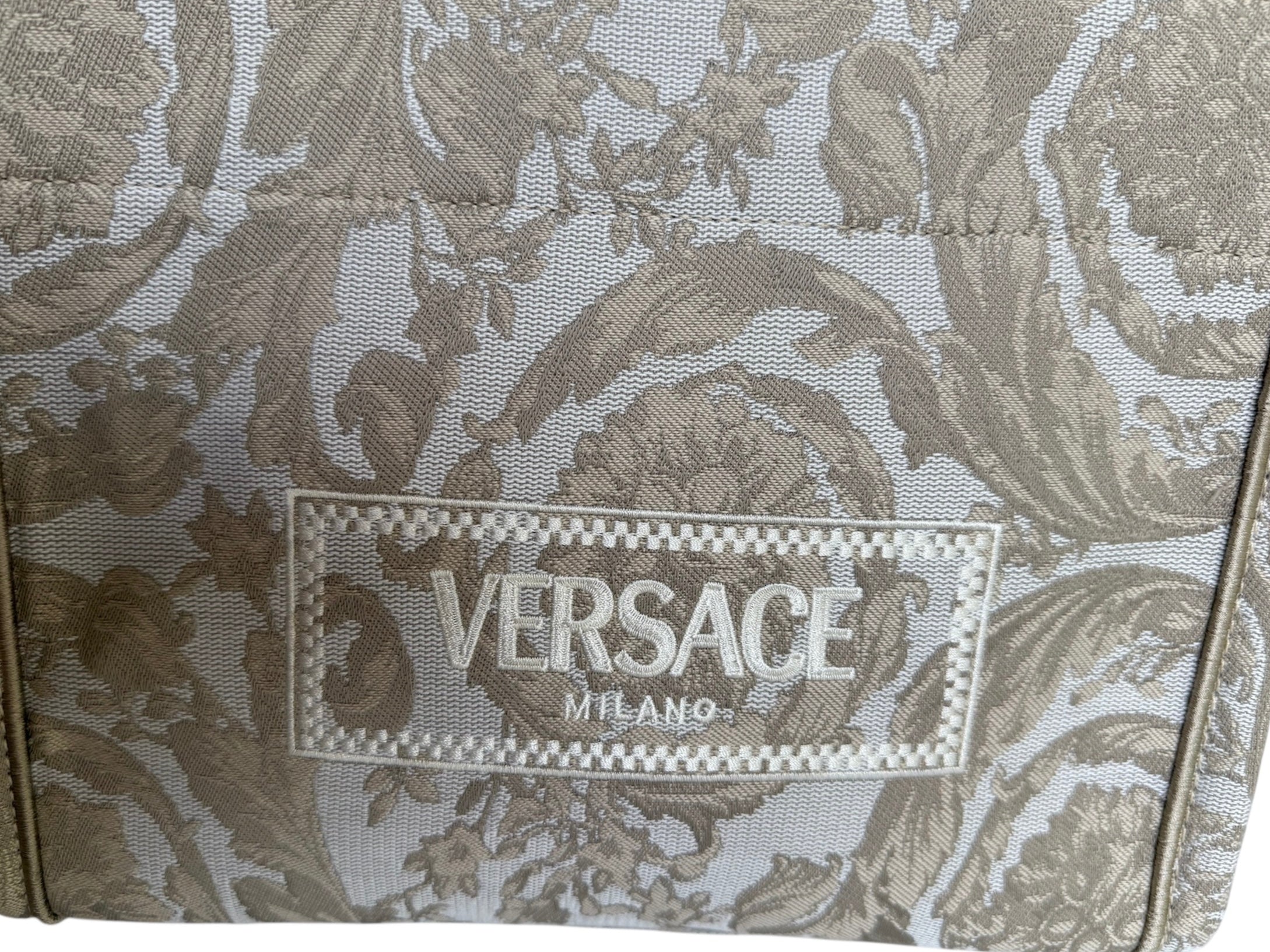 Versace Small Barocco Athena Tote Bag (New Without Tags)