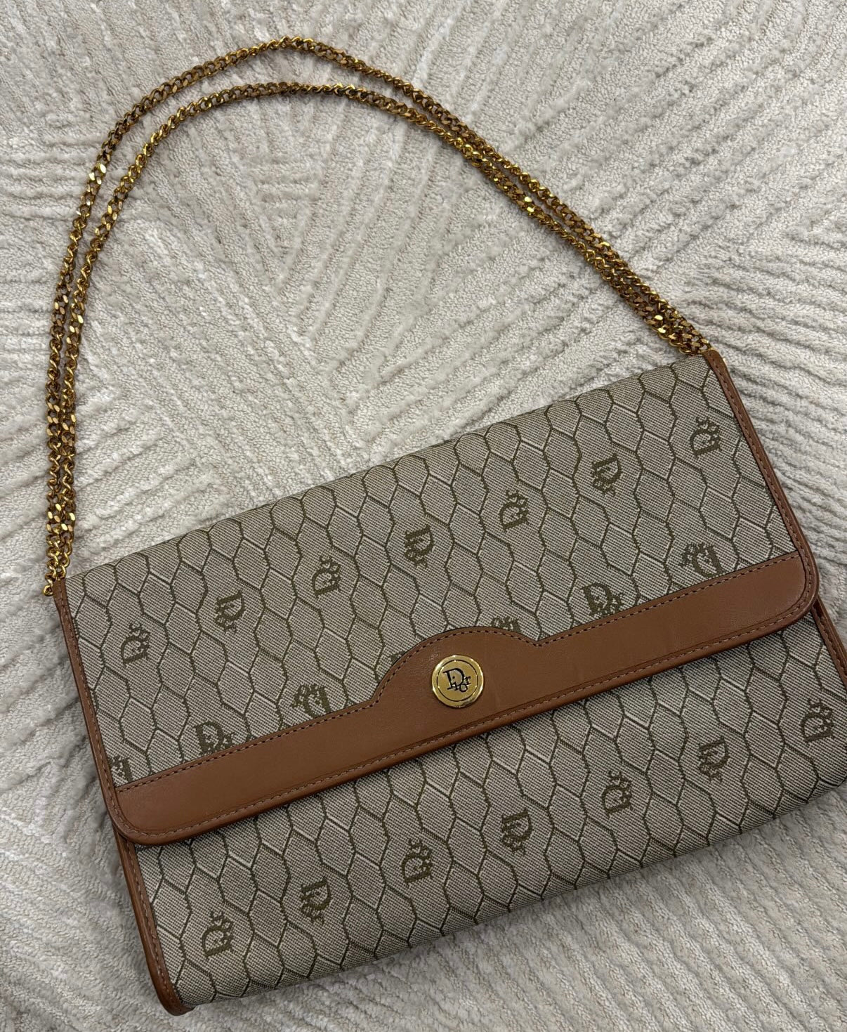 Christian Dior Honeycomb PVC Vintage Shoulder Bag (early bird pricing)