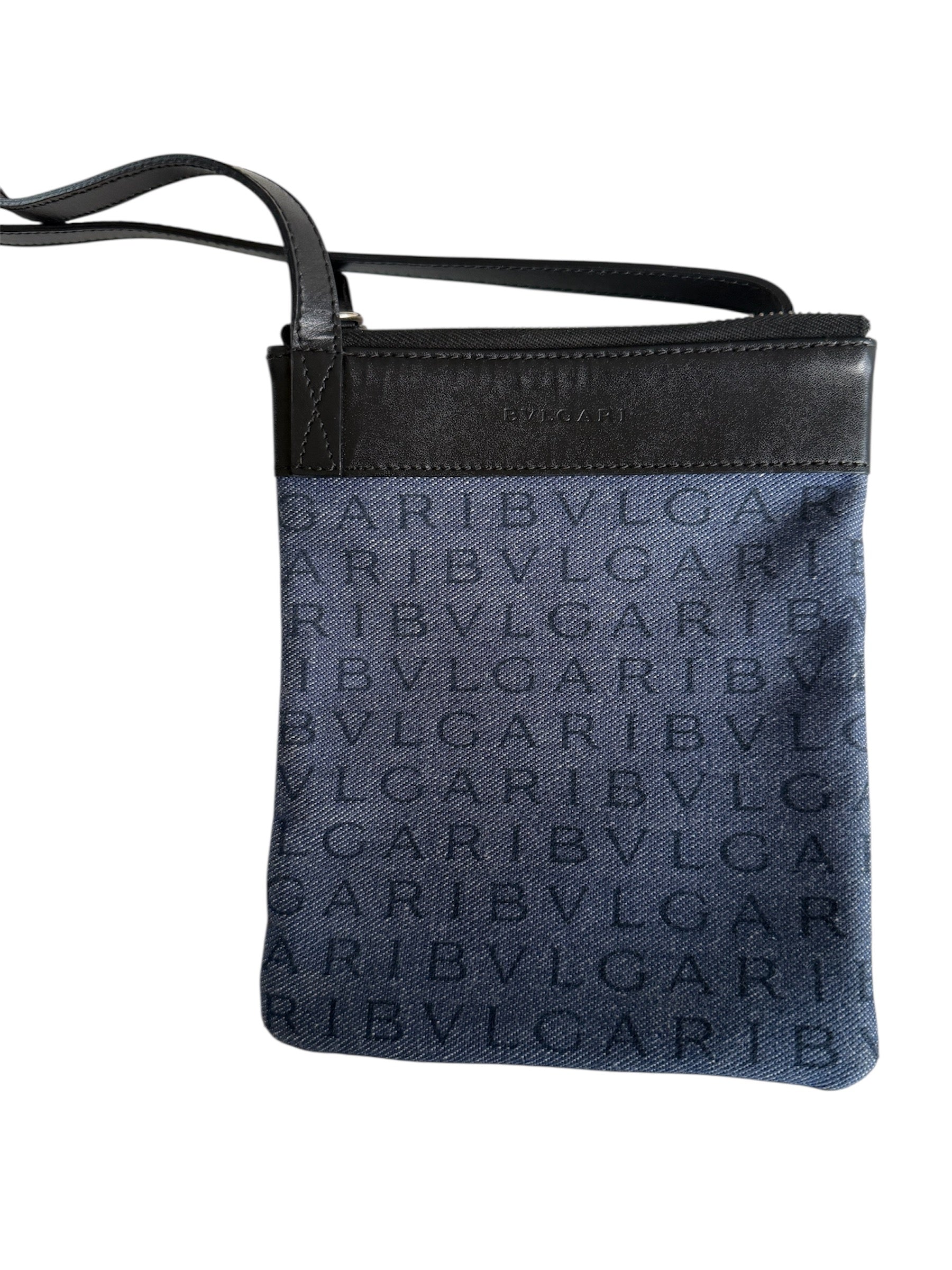 Bvlgari Logo Mania Denim Mini Bag