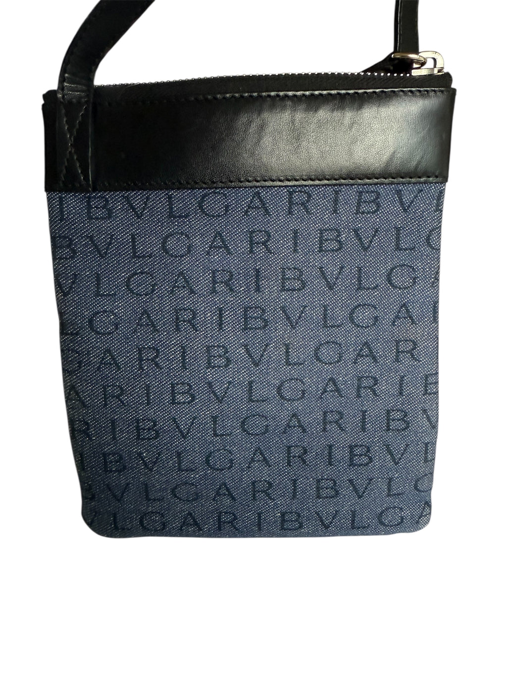 Bvlgari Logo Mania Denim Mini Bag